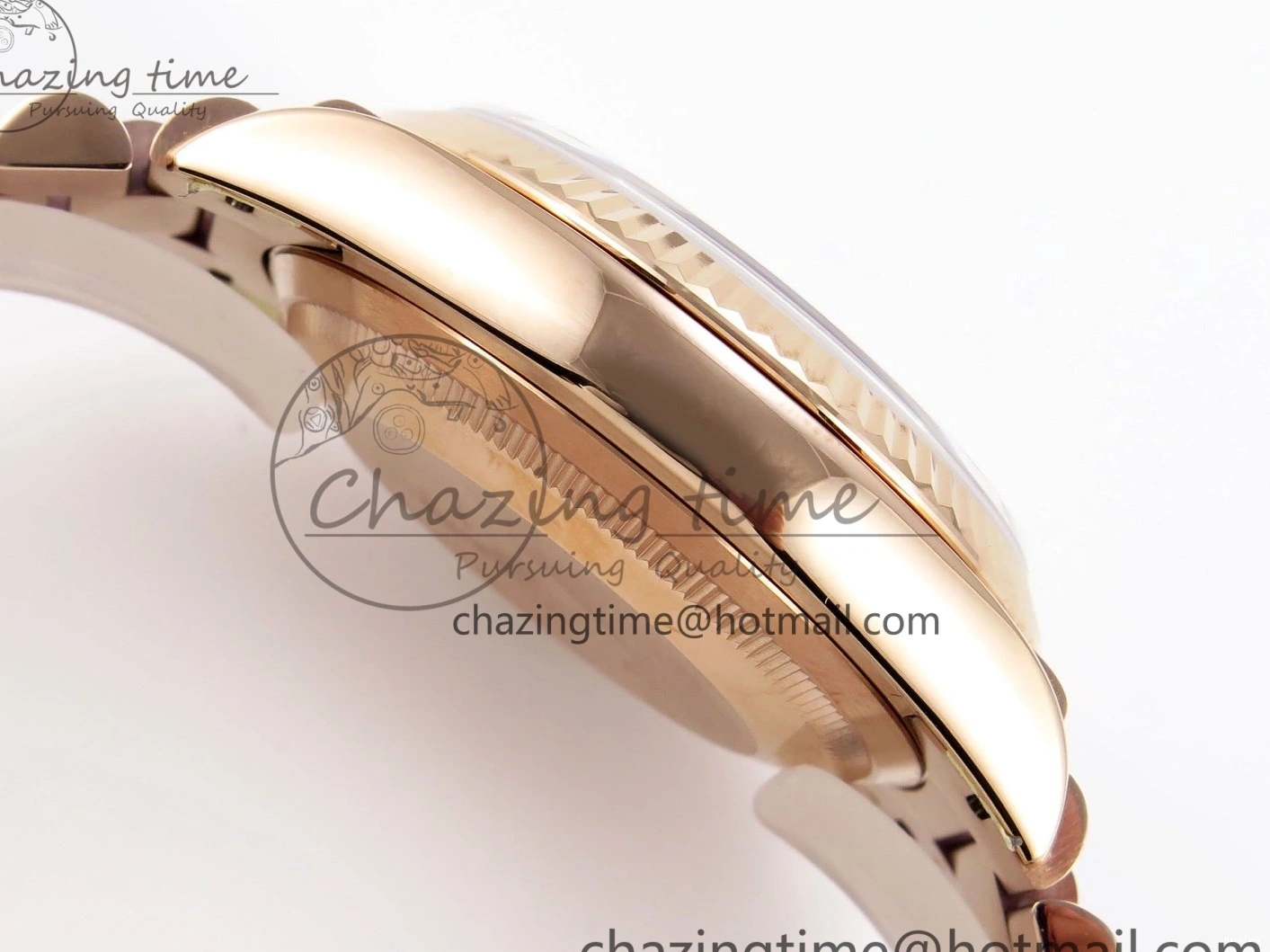 MiroTime 0413 Sophisticated Day Date 36 RG RAF 1:1 Best Edition Green Stone Dial on RG Bracelet A 1846